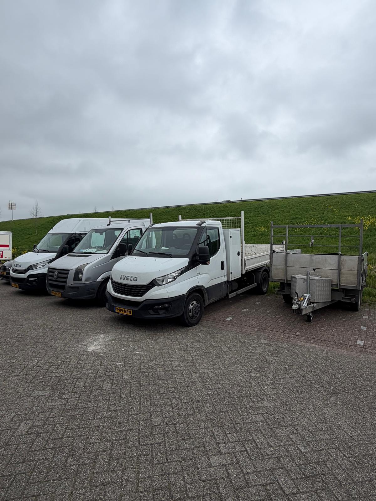 Forza Sloopwerken wagenpark voor buitensloopprojecten